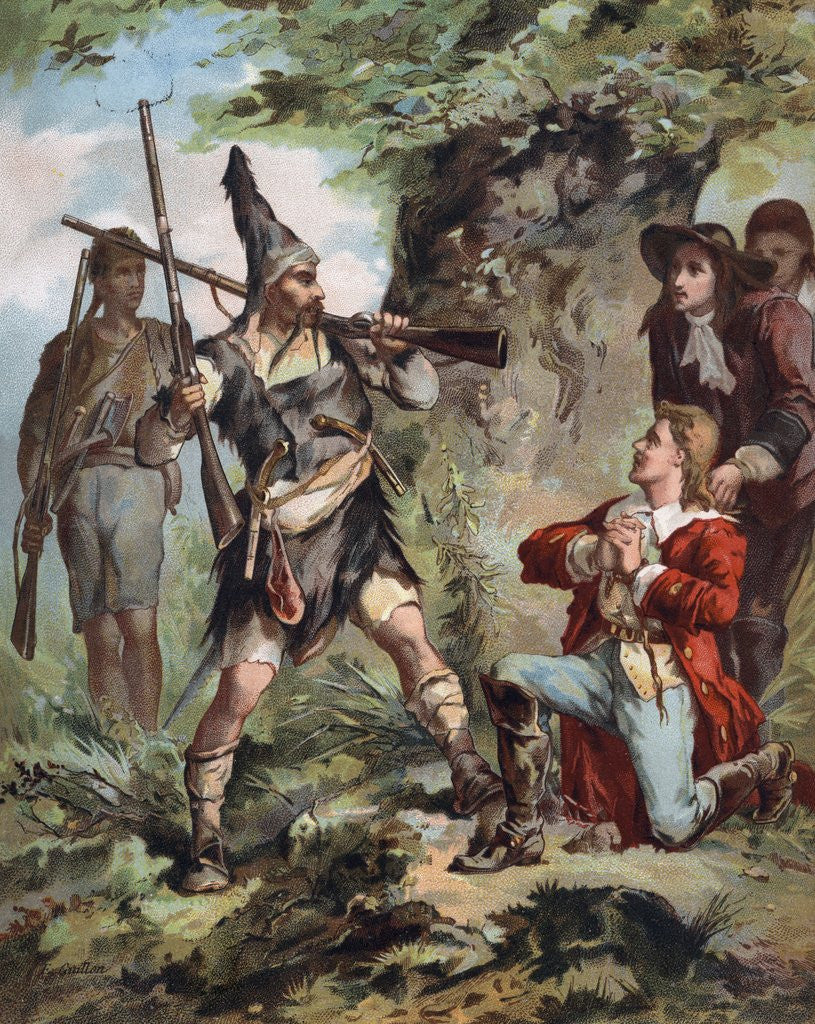 Detail of The Life and Adventures of Robinson Crusoe by Defoe by Anonymous