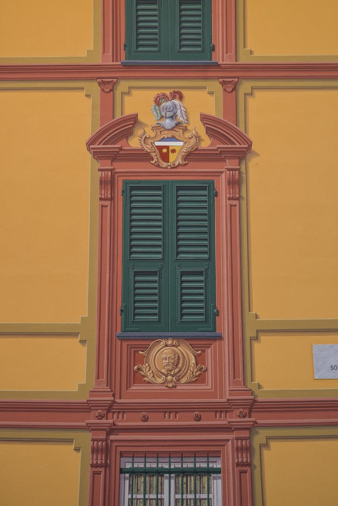 Detail of Typical painted house by Anonymous