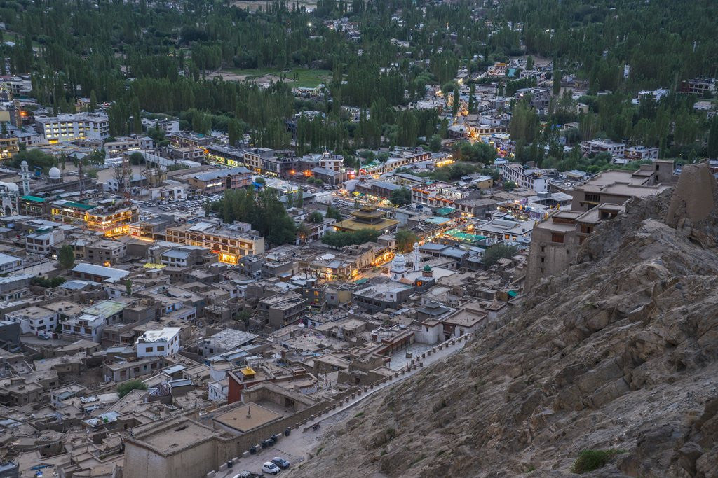 Detail of View of the town from the Monastery of the Palace by Anonymous