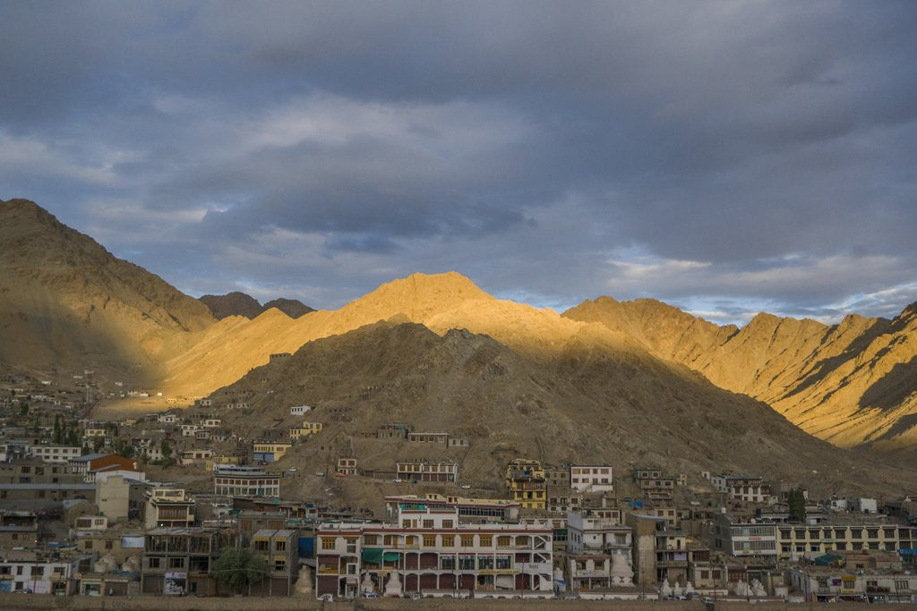 Detail of Mountain around the town by Anonymous