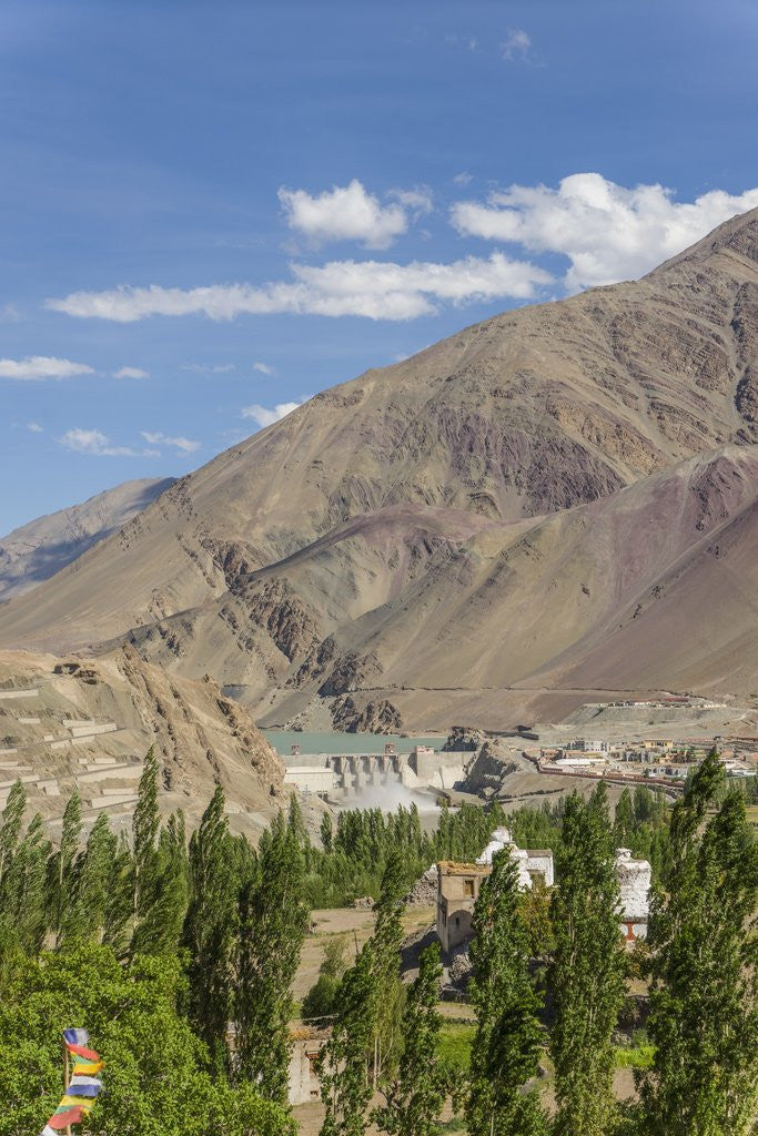 Detail of Alchi, the Dam along Indus River by Anonymous