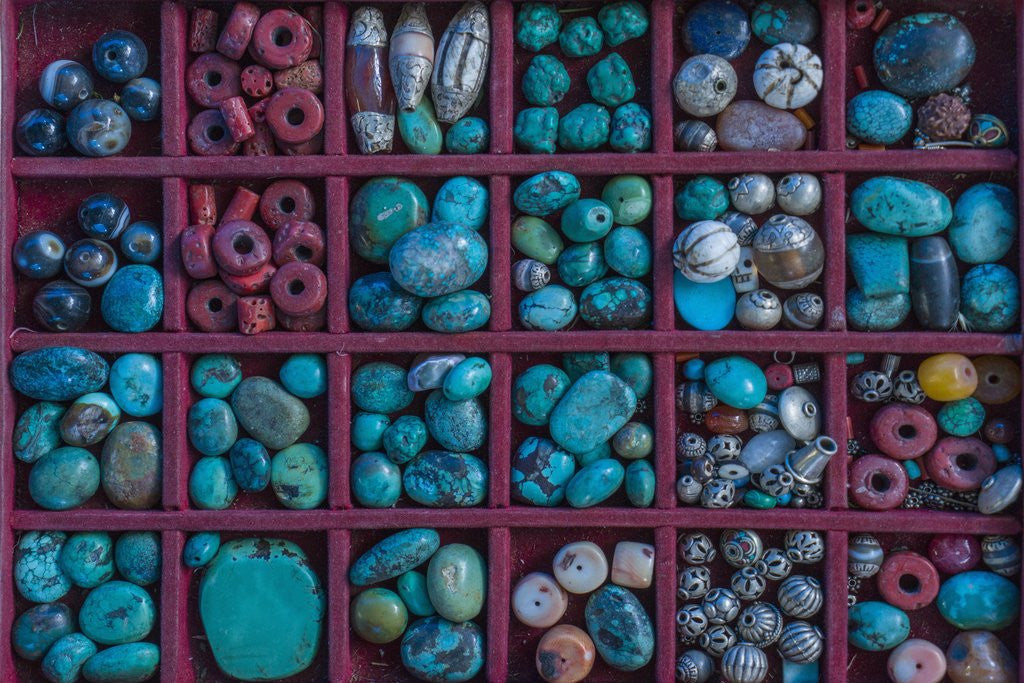 Detail of Alchi, souvenir market near the Monastery by Anonymous