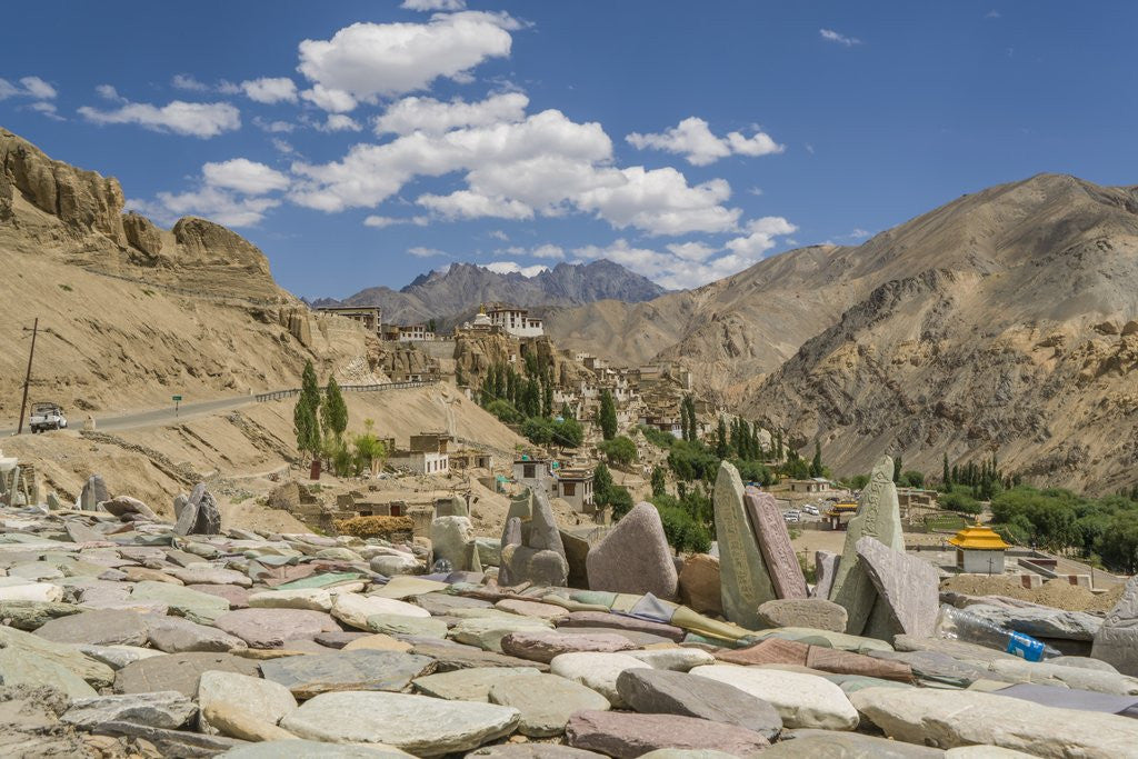 Detail of Lamayuru, sacred stones near the Monastery by Anonymous