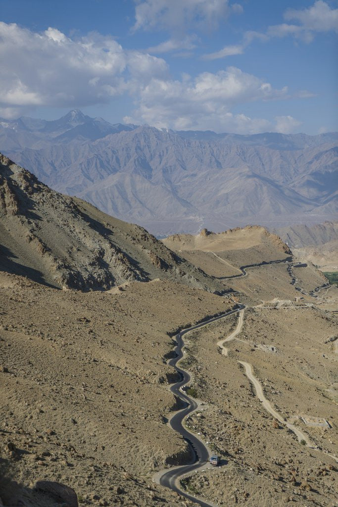 Detail of Khardung-La Pass is the highest motorable road in the world with 18380 feet, 5602,2 meters by Anonymous