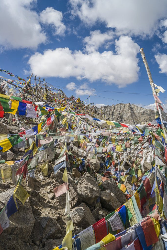 Detail of Khardung-La Pass is the highest motorable road in the world with 18380 feet, 5602,2 meters by Anonymous
