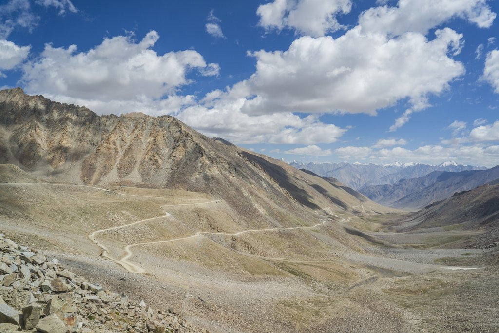 Detail of Khardung-La Pass is the highest motorable road in the world with 18380 feet, 5602,2 meters by Anonymous