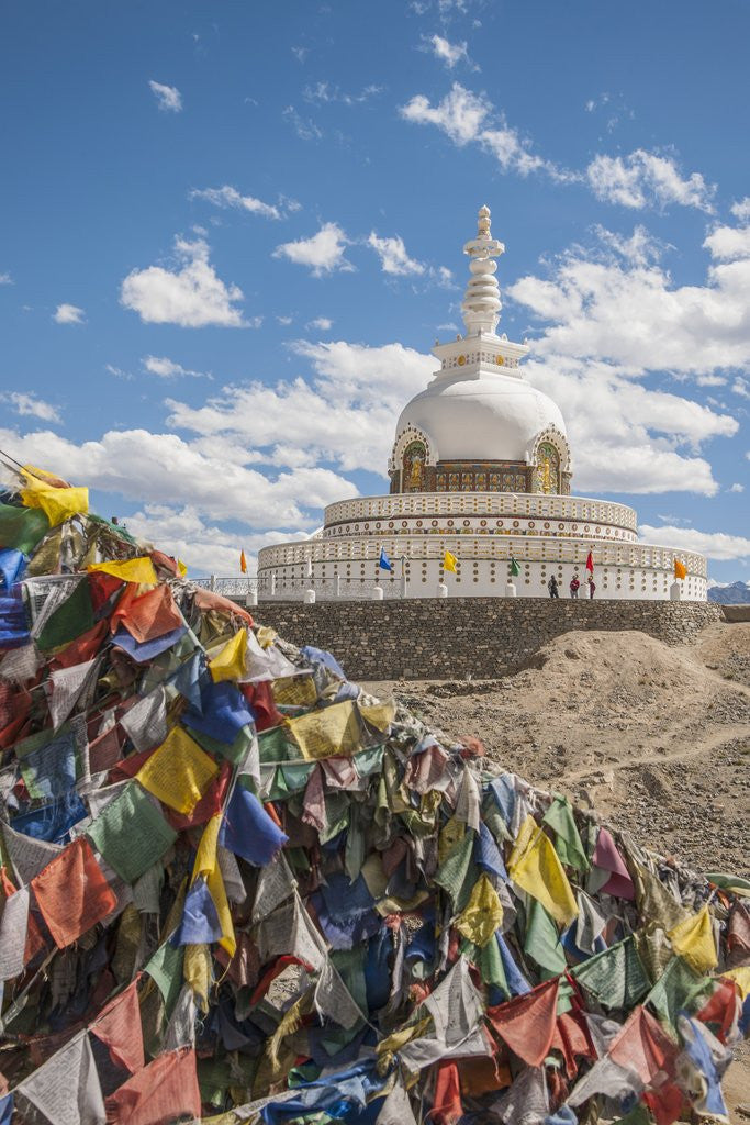 Detail of Shanti Stupa by Anonymous