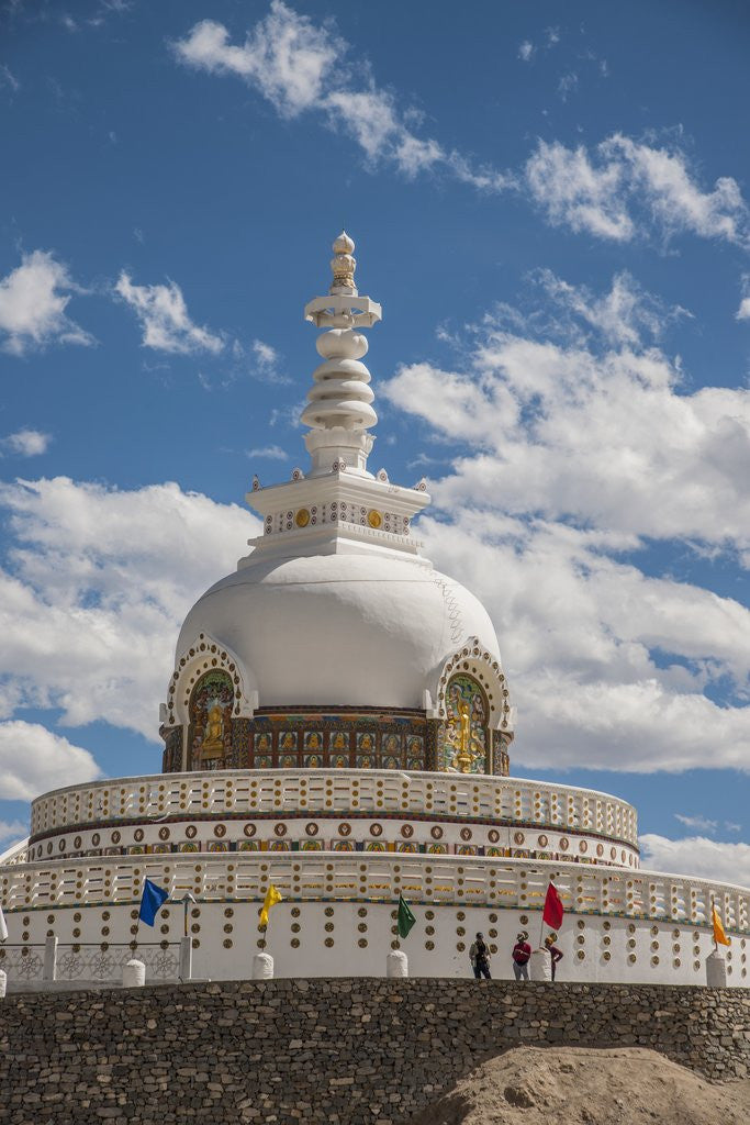 Detail of Shanti Stupa by Anonymous