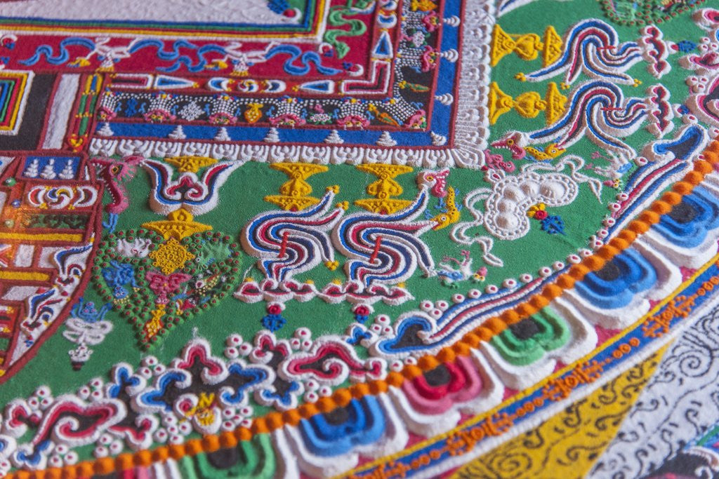 Detail of Likir Monastery, a Mandala by Anonymous
