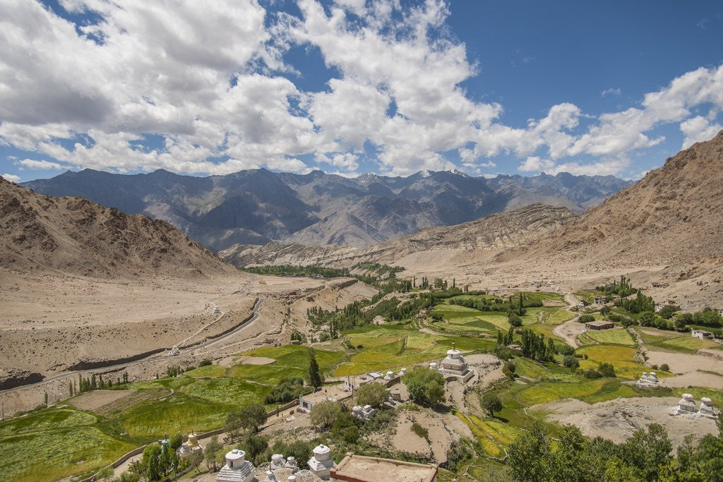 Detail of View from Likir Monastery by Anonymous