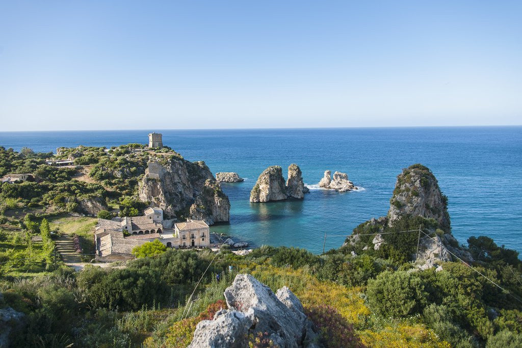 Detail of Tonnara di Scopello, ancient tuna fish working plant by Anonymous