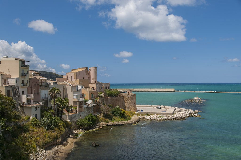 Detail of View of Castellammare del Golfo by Anonymous