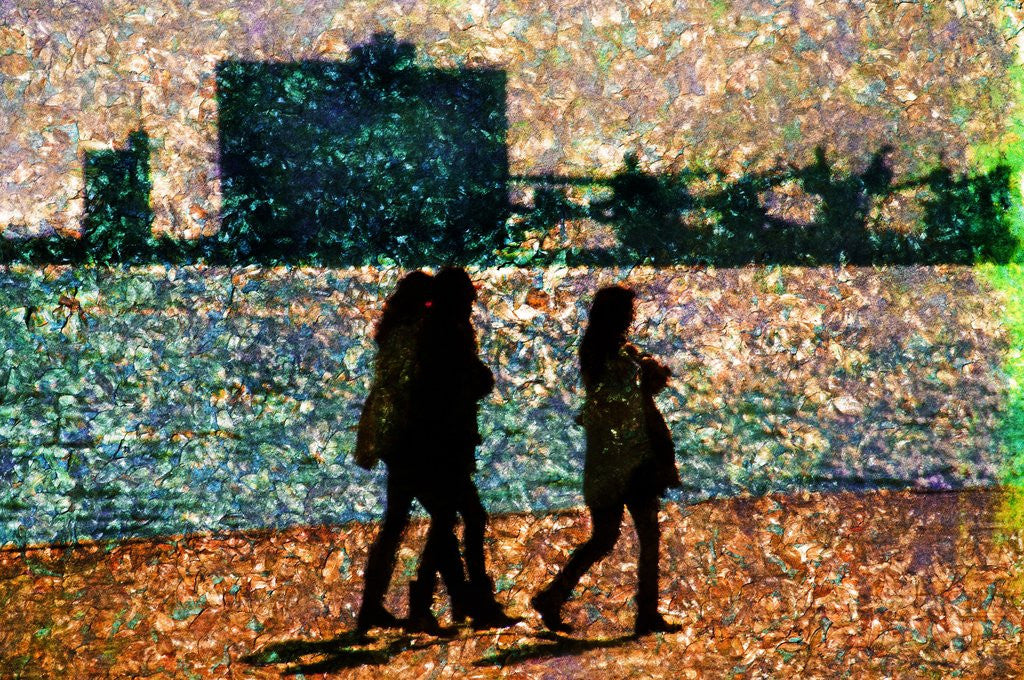 Detail of Strolling by Anonymous