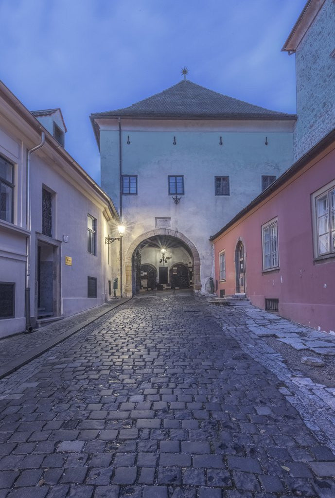 Detail of Stone Gate at Dawn by Anonymous