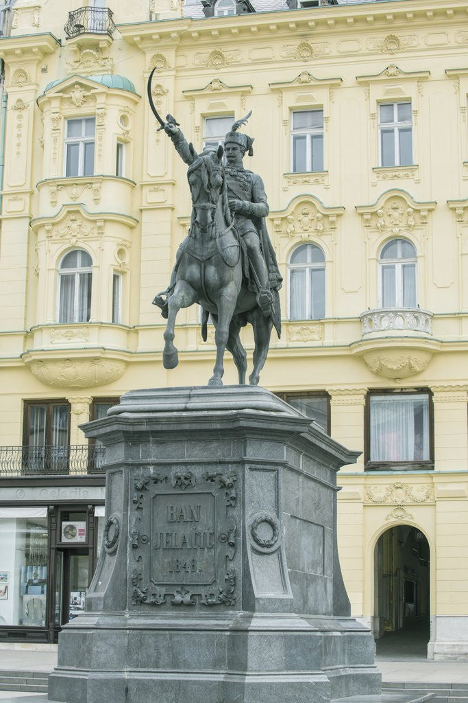 Detail of Statue of Ban Jelacic by Anonymous