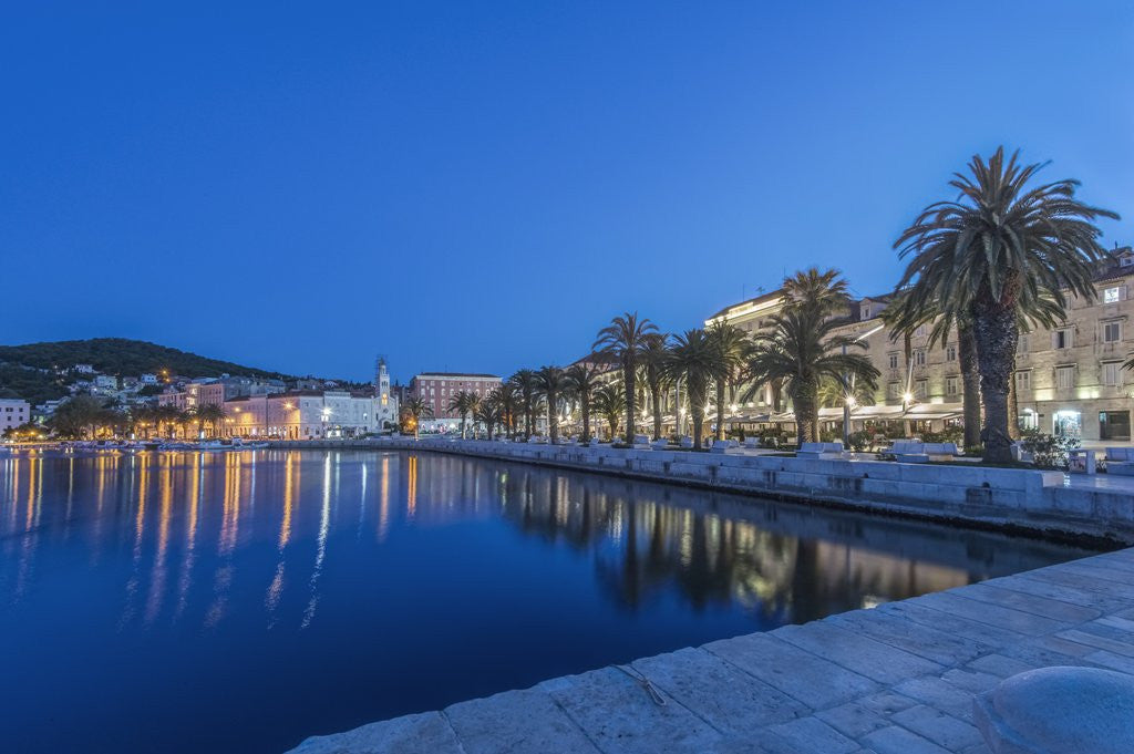 Detail of Split Waterfront at Dawn by Anonymous