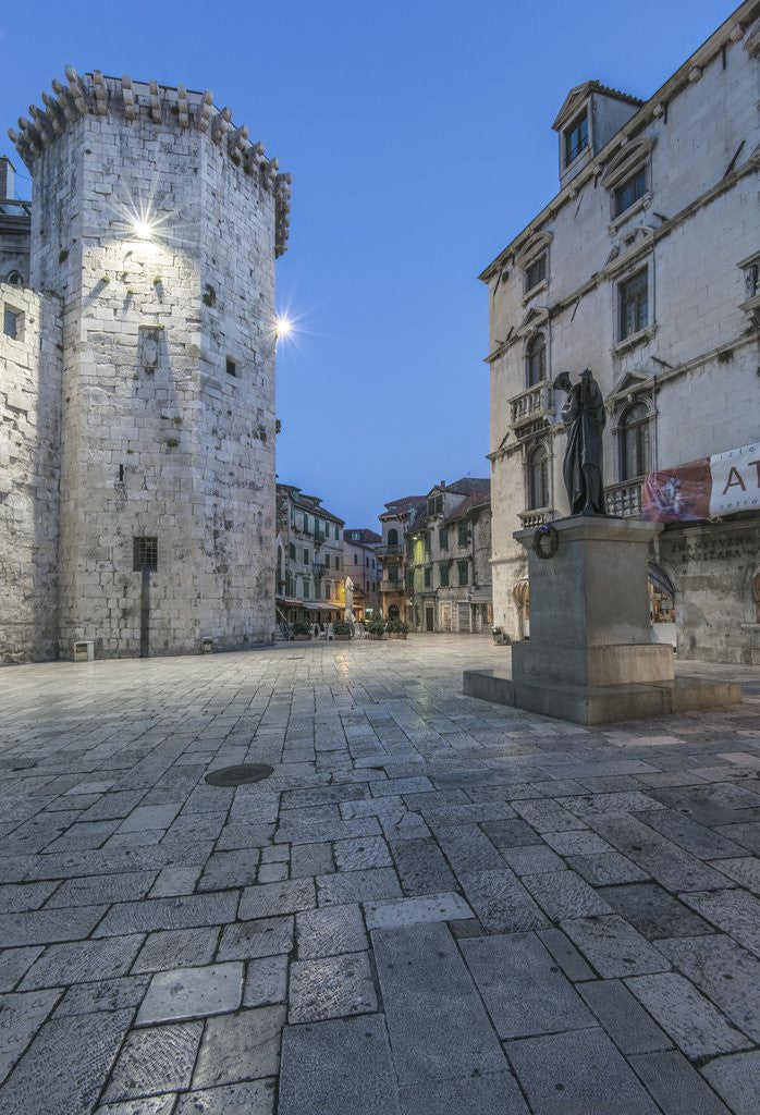 Detail of Split Old Town at Dawn by Anonymous