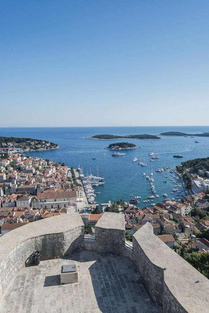 Detail of Hvar Town & Harbor by Anonymous