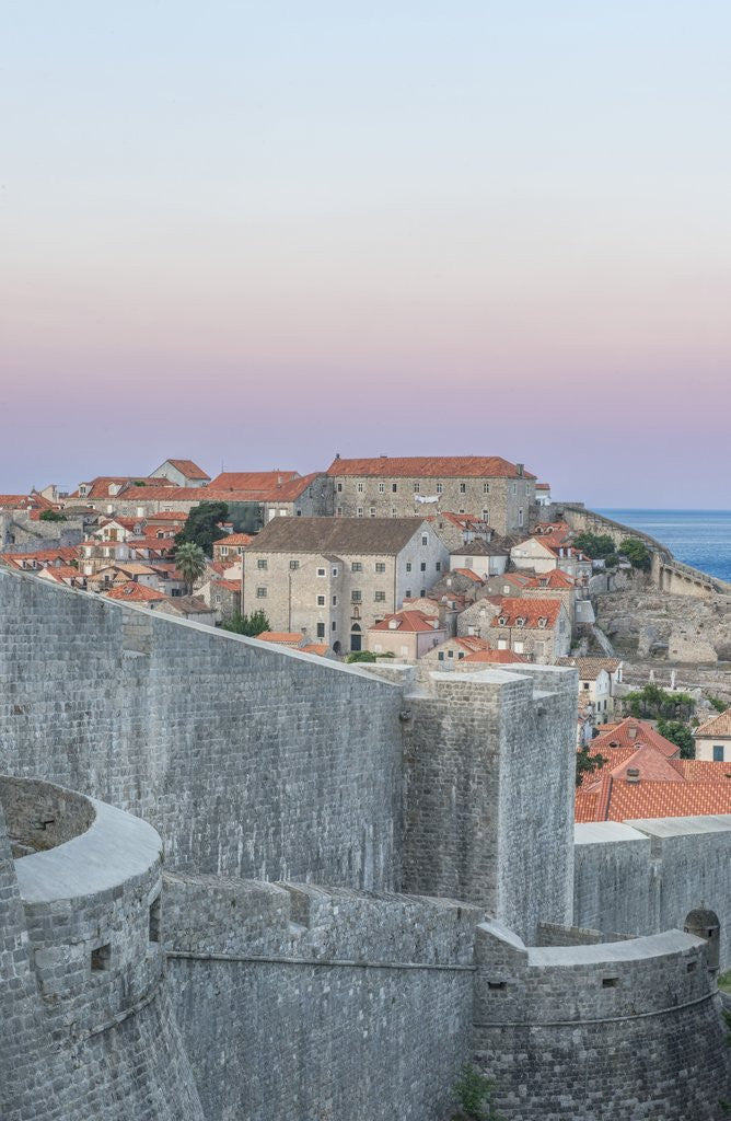 Detail of Old Town at Dawn by Anonymous