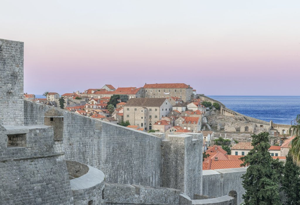 Detail of Old Town at Dawn by Anonymous
