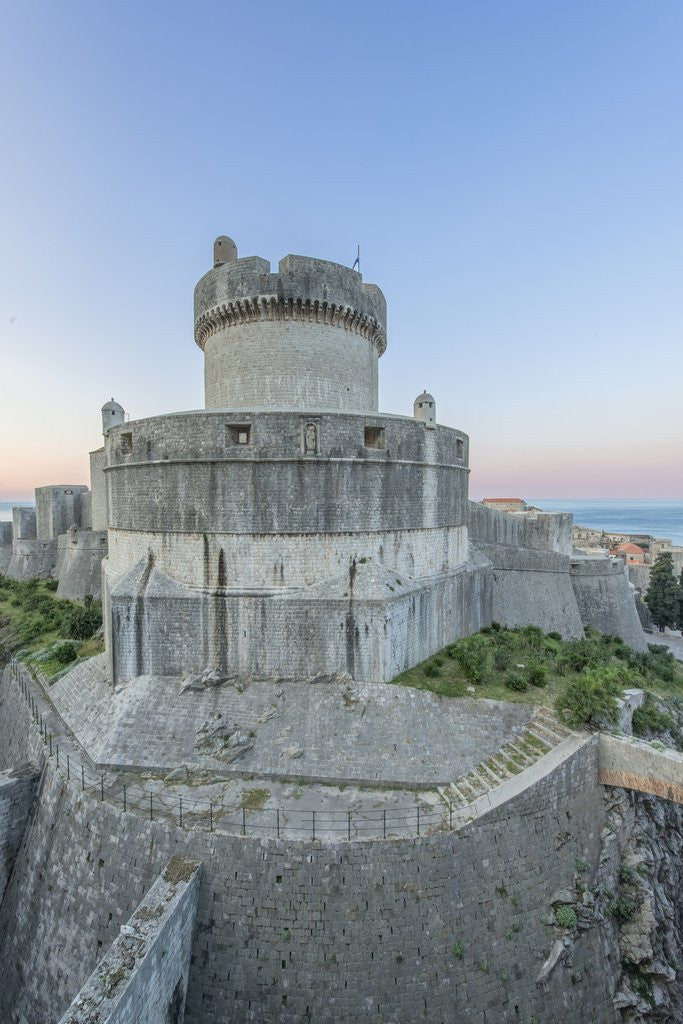 Detail of Minceta Tower and Old Town at Dawn by Anonymous