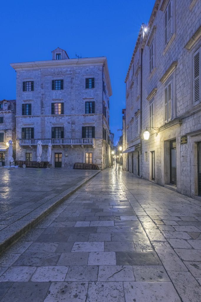 Detail of Old Town at Dawn by Anonymous