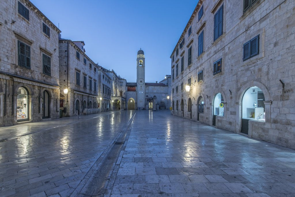 Detail of Stradun at Dawn by Anonymous
