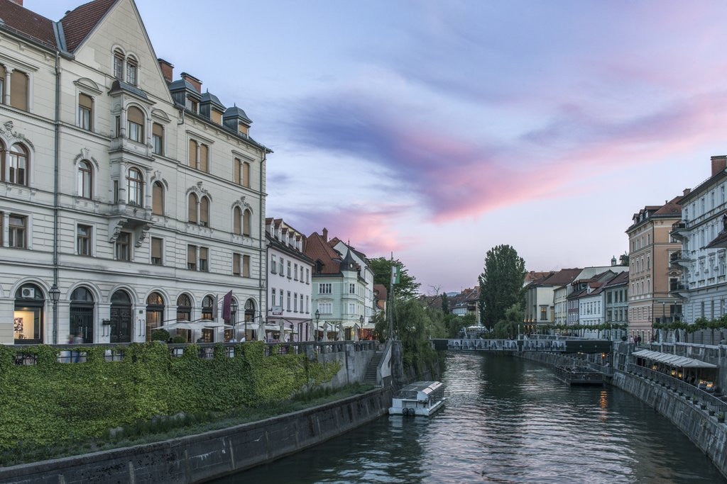 Detail of Ljubljana River Sunset by Anonymous