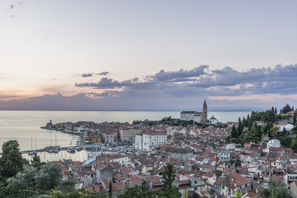 Detail of Piran at Sunset by Anonymous