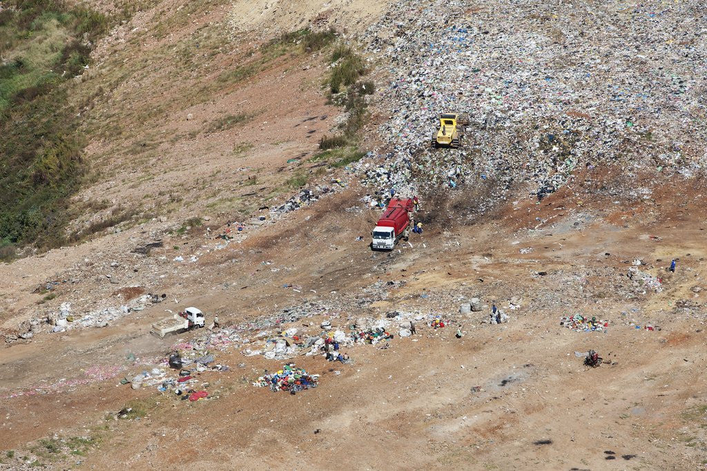 Detail of People on rubbish dump by Anonymous