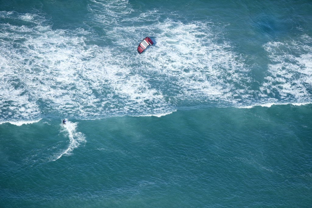 Detail of Aerial View of kitesurfer by Anonymous