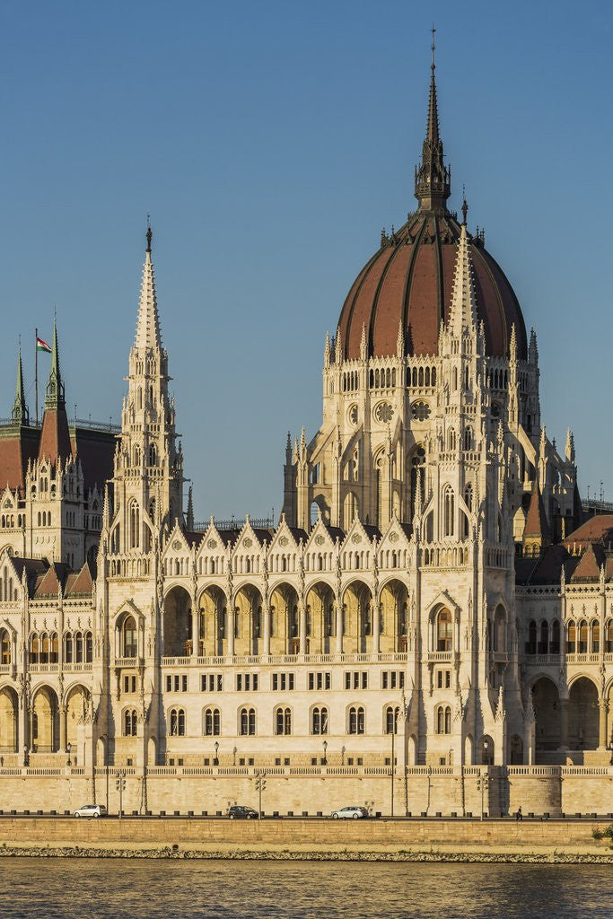 Detail of Pest, the Hungarian Parliament Building by Anonymous