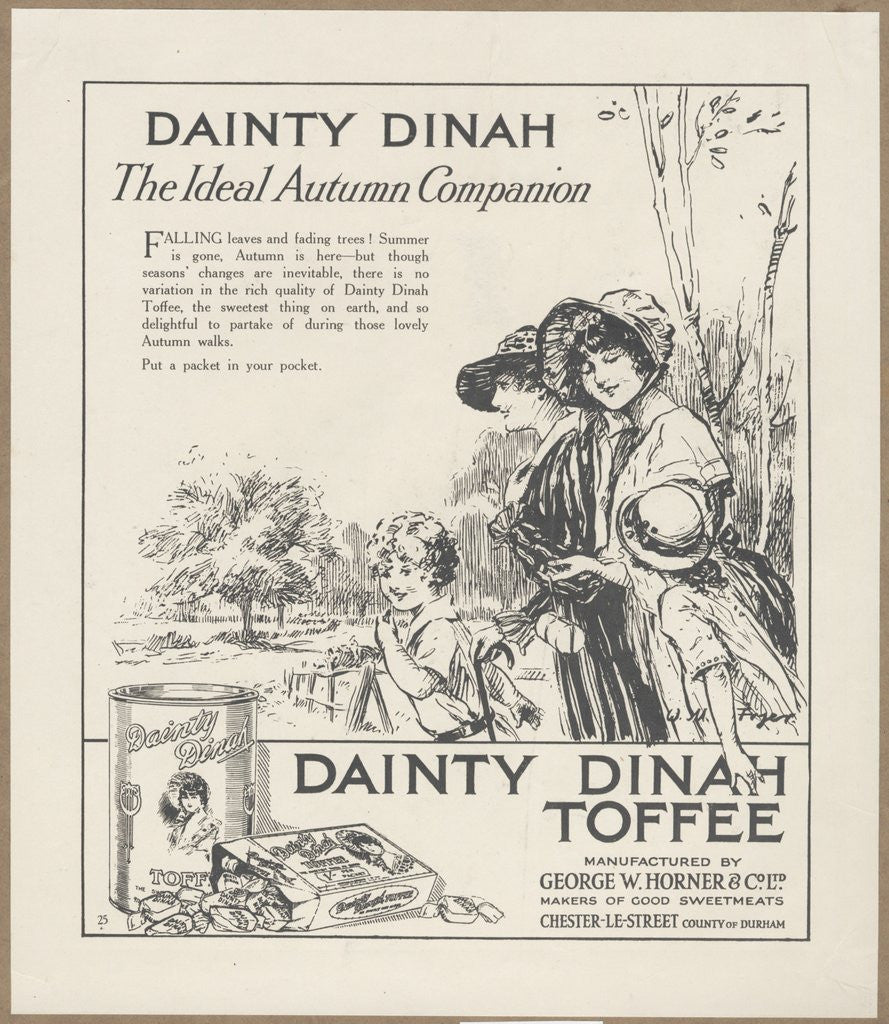 Detail of Dainty Dinah Toffee, c.1920. Artist: Wilfred Fryer by Anonymous