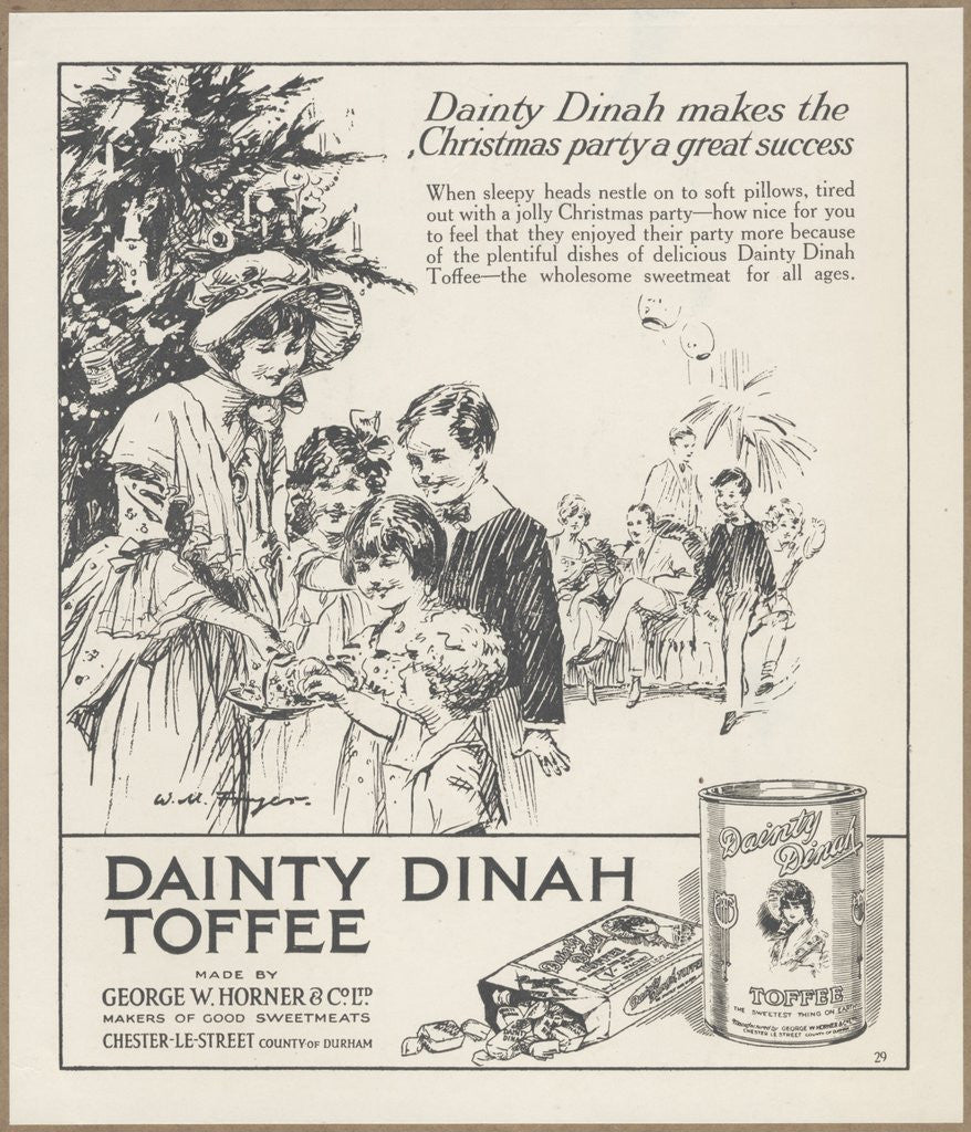 Detail of Dainty Dinah Toffee, c.1920s. Artist: Wilfred Fryer by Anonymous