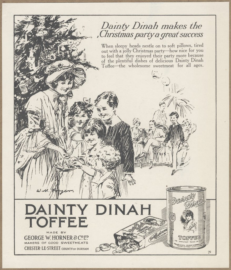 Detail of Dainty Dinah Toffee, c.1920s. Artist: Wilfred Fryer by Corbis