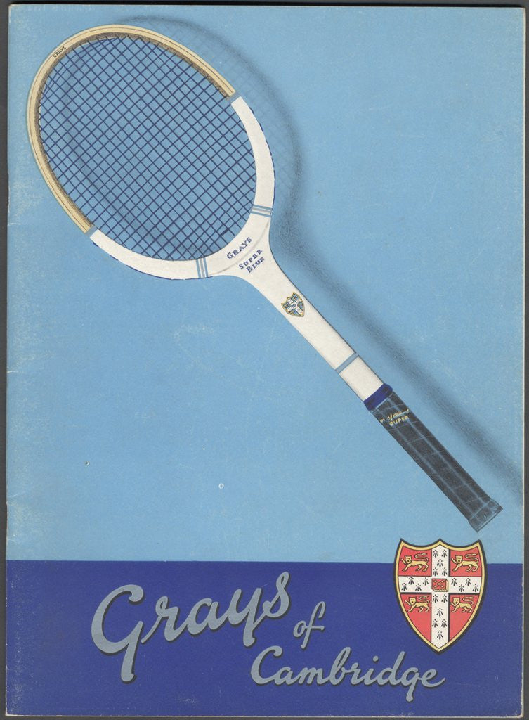 Detail of Gray's of Cambridge Sports equipment, 1940s. Artist: Wilfred Fryer by Anonymous