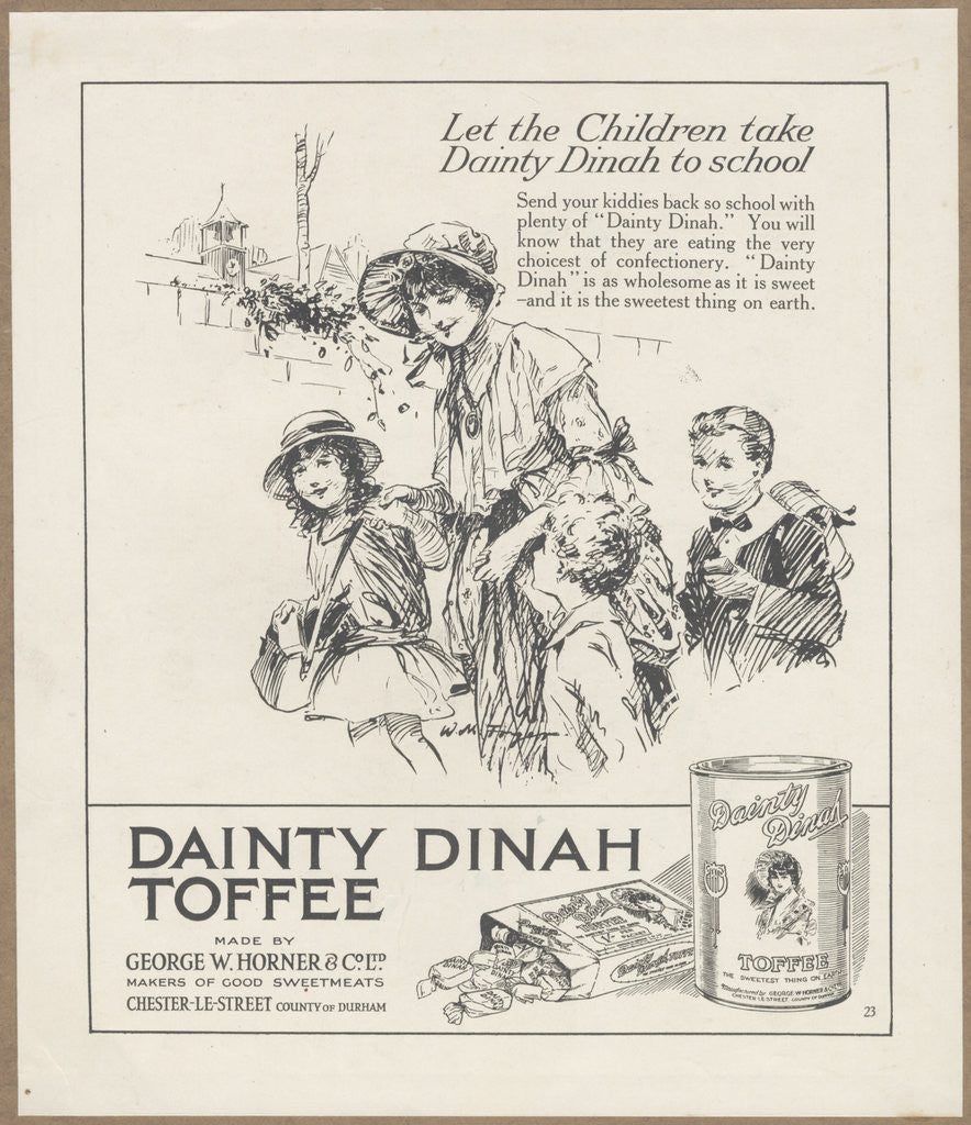 Detail of Dainty Dinah Toffee, c.1920. Artist: Wilfred Fryer by Anonymous