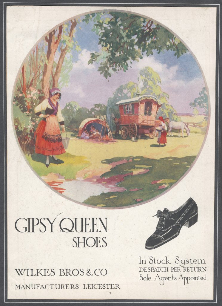 Detail of Gipsy Queen Shoes, c1920s. Artist: Wilfred Fryer by Anonymous