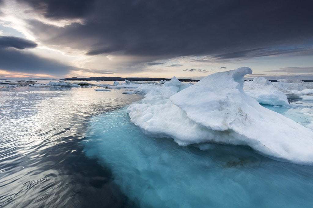 Detail of Melting Sea Ice, Hudson Bay, Nunavut Territory, Canada by Anonymous