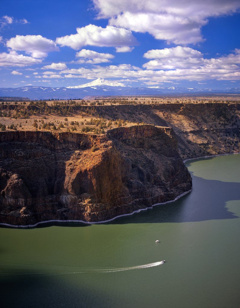 Detail of Boaters on Lake Billy Chinook by Anonymous