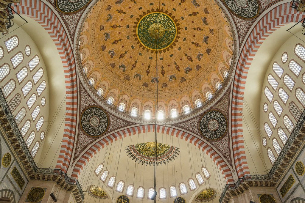 Detail of Inside Solyman Mosque by Anonymous