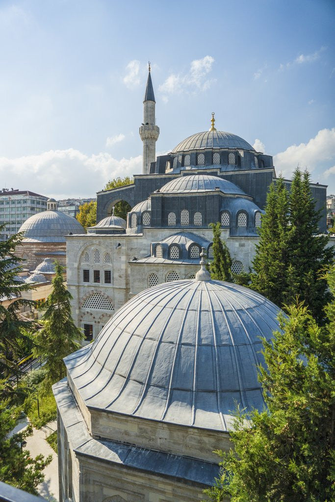 Detail of Cafe¨ with view on Nusretiye Cami, near Istanbul Modern Art Gallery by Anonymous
