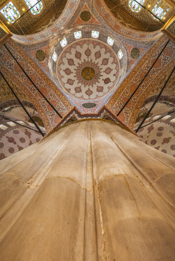 Detail of Inside Sultanahamet Cadii (Blue Mosque) by Anonymous