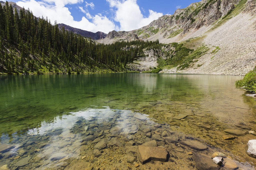 Detail of On the Trail to the American Lake. by Anonymous
