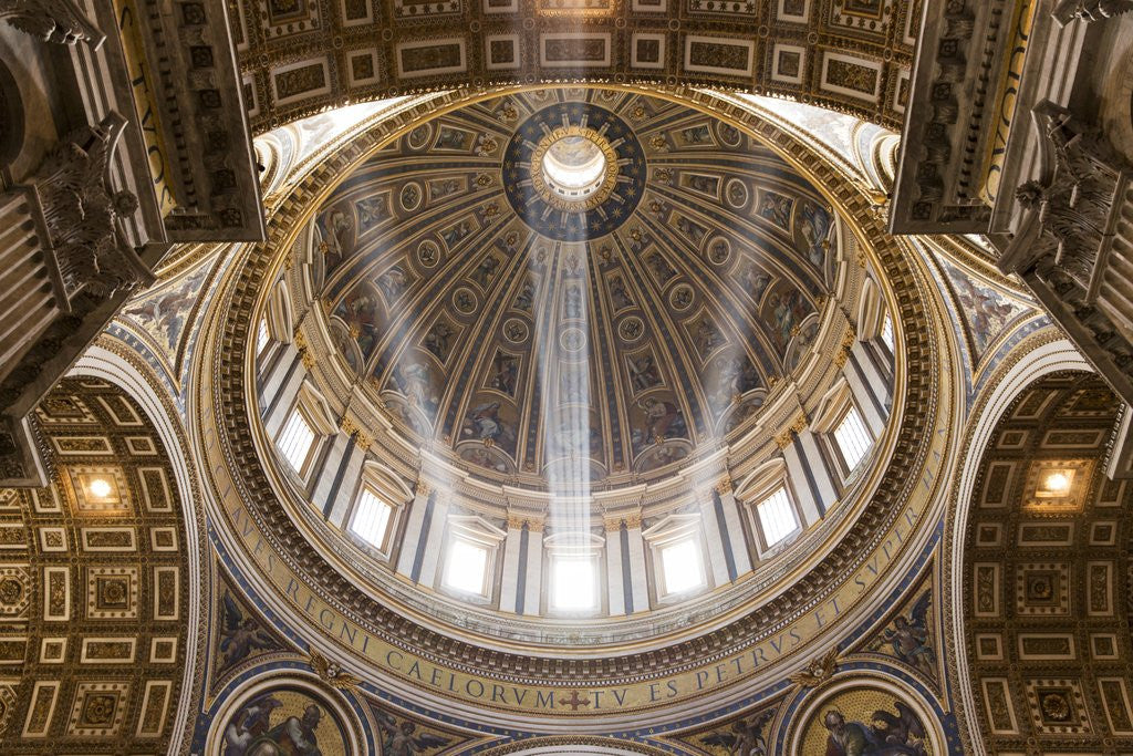 Detail of Saint Peter's Basilica, Vatican City by Anonymous