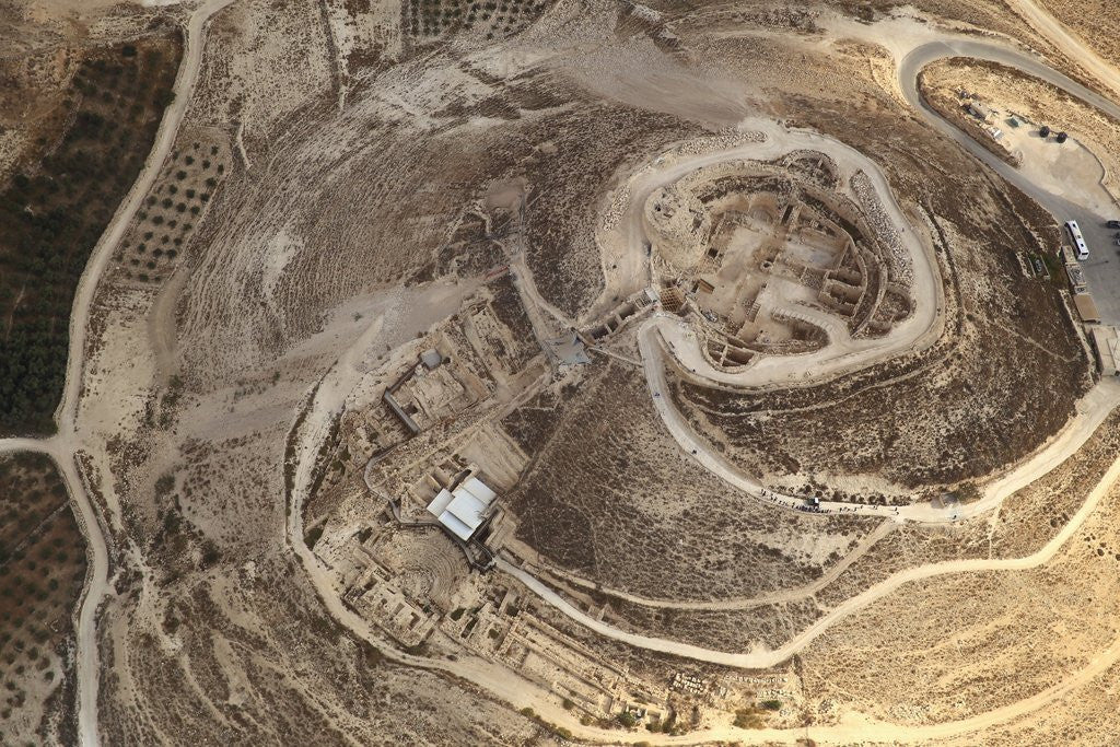 Detail of Herodion from above. by Anonymous