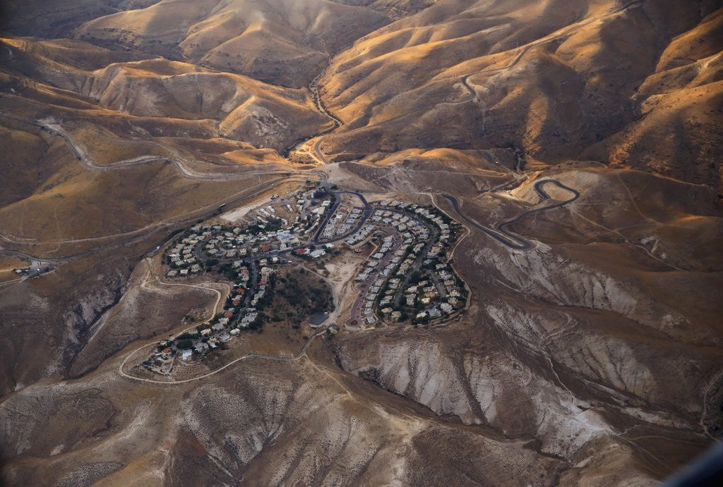 Detail of The desert near the Dead Sea. by Anonymous
