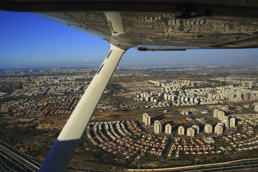 Detail of Landscape from above between Tel Aviv and Jerusalem. by Anonymous