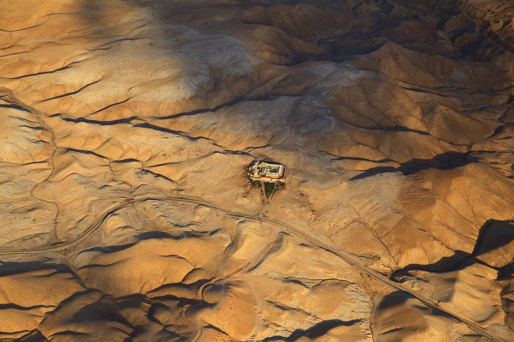 Detail of The desert near the Dead Sea. by Anonymous