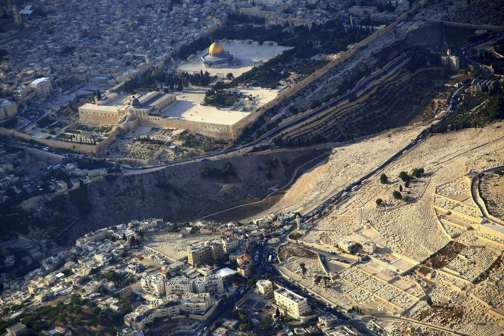 Detail of Air View of the old city. by Corbis